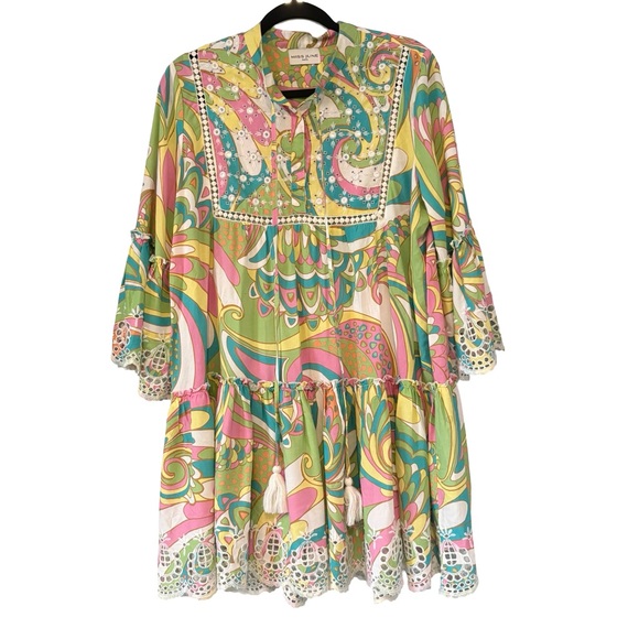 BY ADIVA Miss June Short Bohemian Querida Dress, One Size - Picture 11 of 16